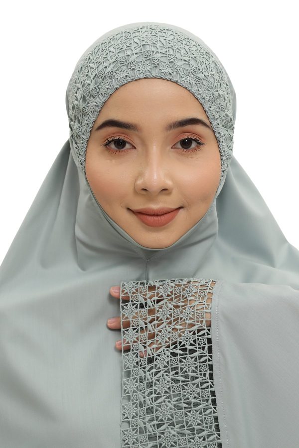 Modish Liany in Soft Teal – Siti Khadijah Online Boutique